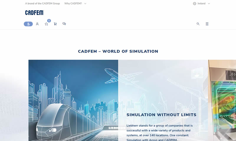 CADFEM IE website thumb